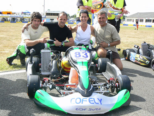 Vincent, Fred, Sandrine et Patrick sur 